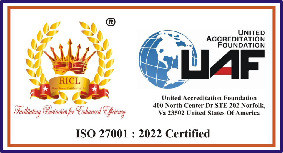 ISO certified company